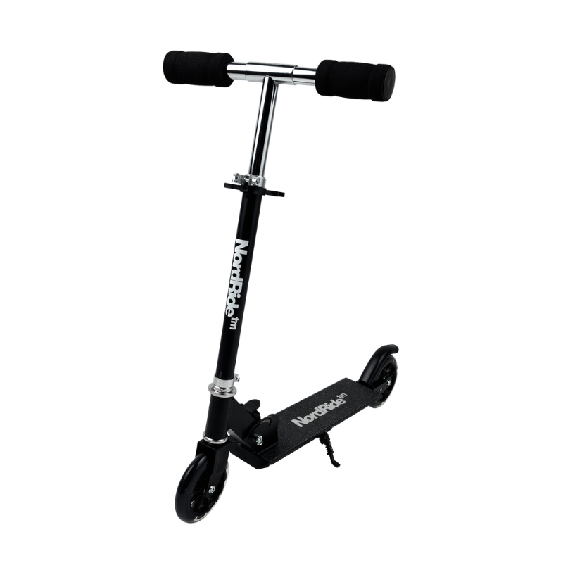 Løbehjul - Nordride med LED - Sort