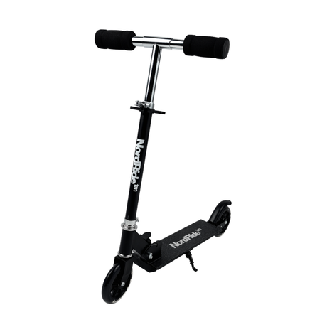 Løbehjul - Nordride med LED - Sort