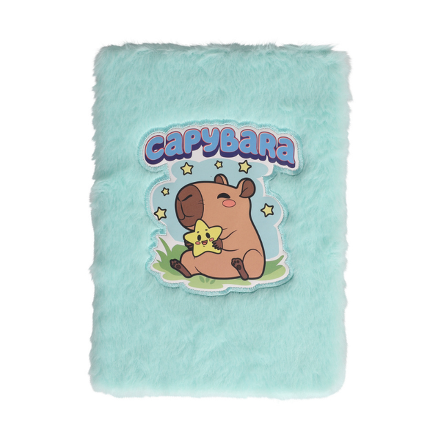 Fluffy notesbog Capybara