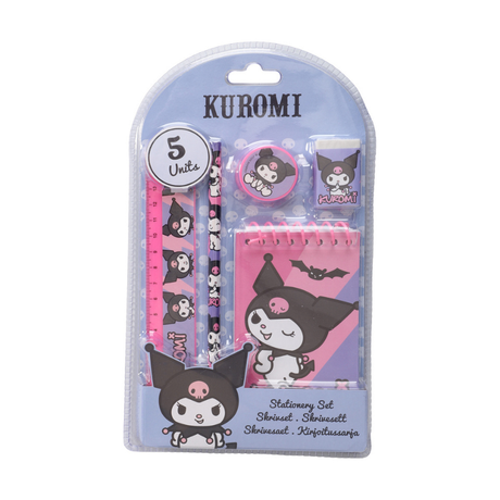 Kuromi skrivesæt – 5 dele