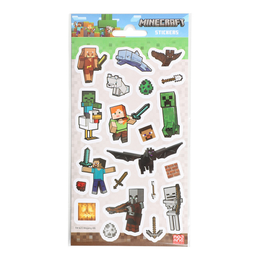 Klistermærkeark Minecraft