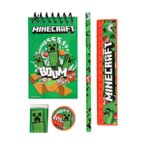 Minecraft skrivesæt - 5 dele