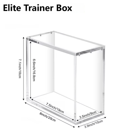 Akryl Display Box til Pokémon Elite Trainer Box (ETB) med UV-beskyttelse