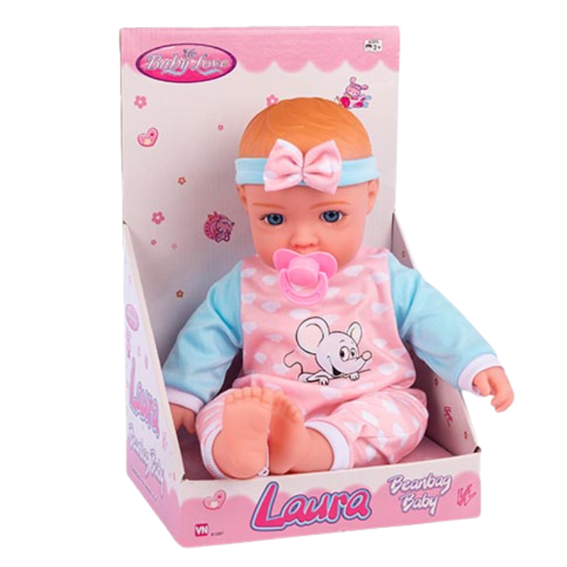 Laura Softbody Dukke 46 cm – med sut