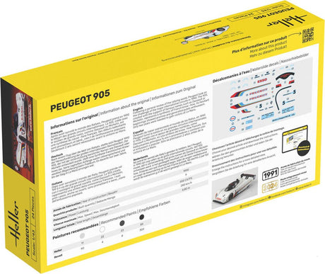 Heller Peugeot 905 - 1:43 startsæt
