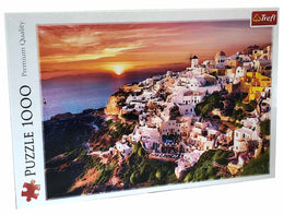Puslespil 1000 brikker - Santorini sunset