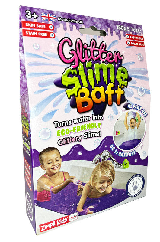 Zimpli Kids - Lilla Glitter Slime bad Badebomber