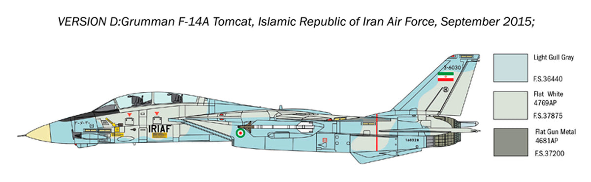 Italeri 1:72 F-14A Tomcat - Modelfly