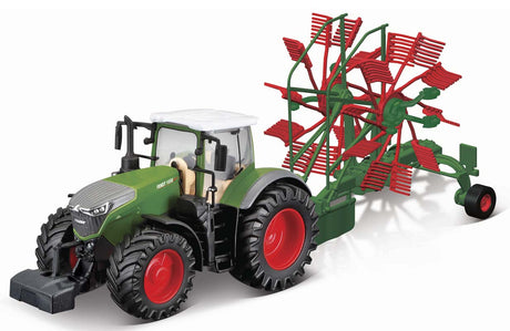 Burago Fendt traktor med høvender