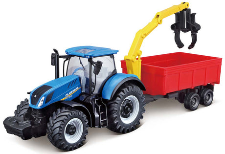 New Holland T7.315 traktor med vogn