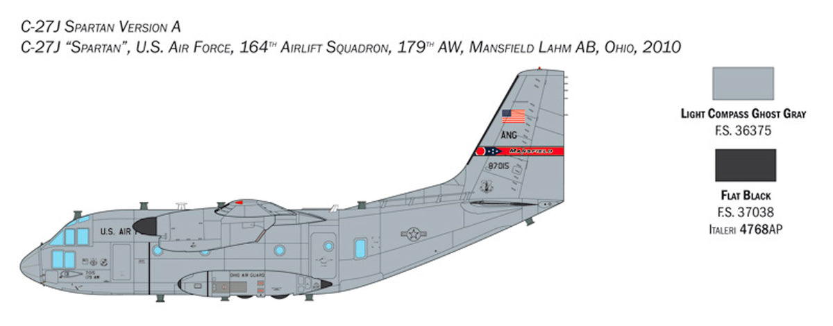 Italeri 1:72 C-27J Spartan G.222 - Modelfly