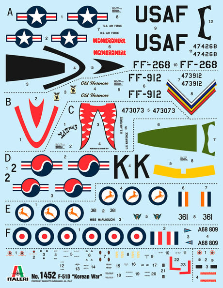 Italeri 1:72 North American F-51D Mustang Korean War - Modelfly