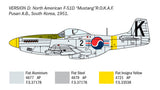 Italeri 1:72 North American F-51D Mustang Korean War - Modelfly