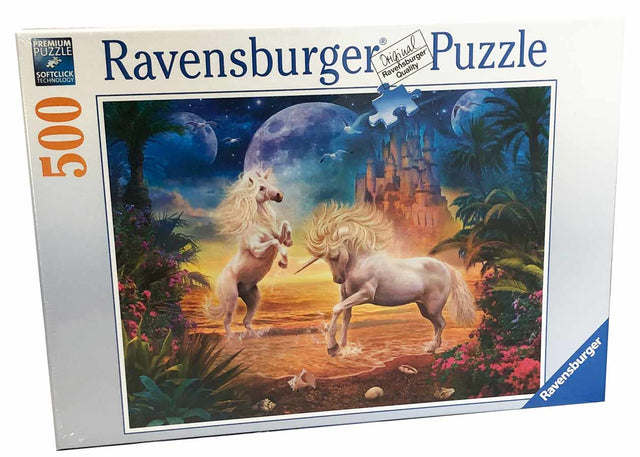 Ravensburger puslespil 500 brikker - Magical unicorns