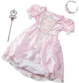 Prinsessekjole med tilbehør - str. 3 - 7 år.