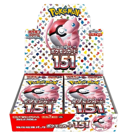 Pokémon Scarlet og Violet 151 SV2a booster box, japansk, 20 boosters, forudbestilling