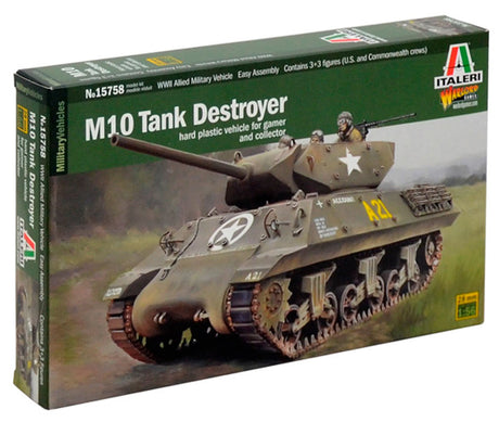 Italeri M10 Tank destroyer kampvogn - 1:56