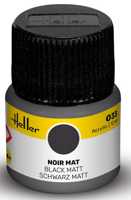 Heller maling 033 - Mat sort