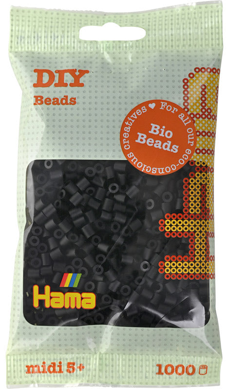 Hama midi Bio perler - Sort