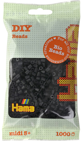 Hama midi Bio perler - Sort
