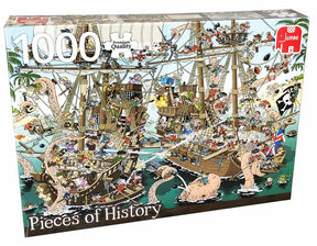 Jumbo puslespil 1000 brikker - pirater