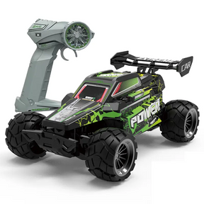 Fjernstyret Bil 1:18 – Power Racer RC Bil (20 km/t) - Grøn