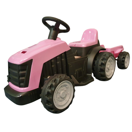 El Traktor til Børn 6V – Pink