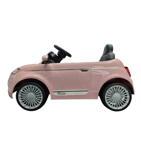 Fiat 500 Elbil til Børn 12V – Pink