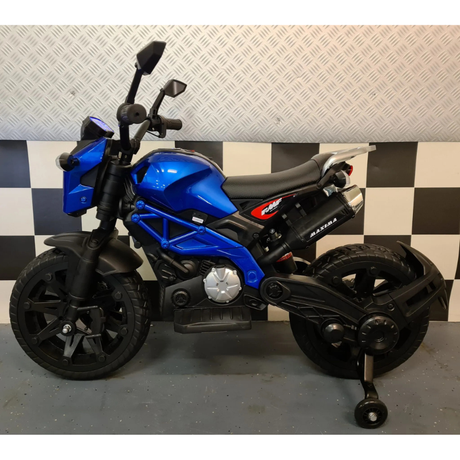 Grom Superbike El Motorcykel 12V – Metallic Blå