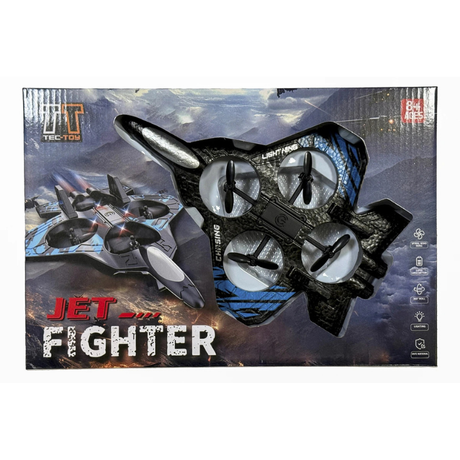 F16 Jet Drone 2,4GHz med skumkrop og lys