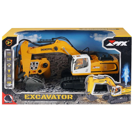 MX R/C CONSTRUCTION EXCAVATOR – R/C 1:18 (3+ år) 2.4GHz