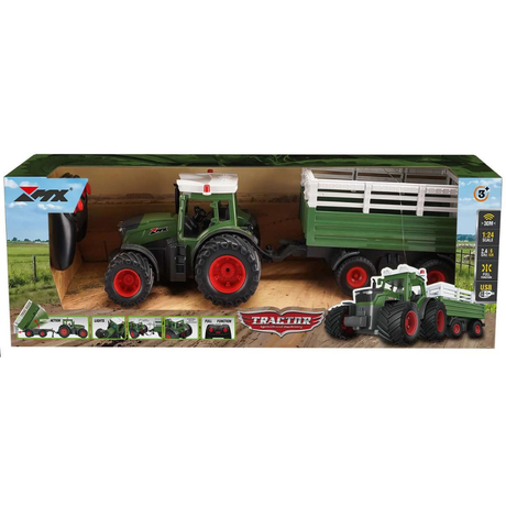 MX R/C Constructions Traktor med hænger – R/C (3+ år) 2.4GHz