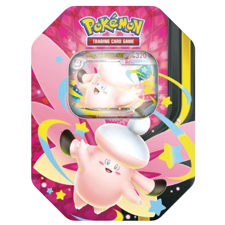 Pokémon TCG: Mega Moonlit ex Tin assorteret