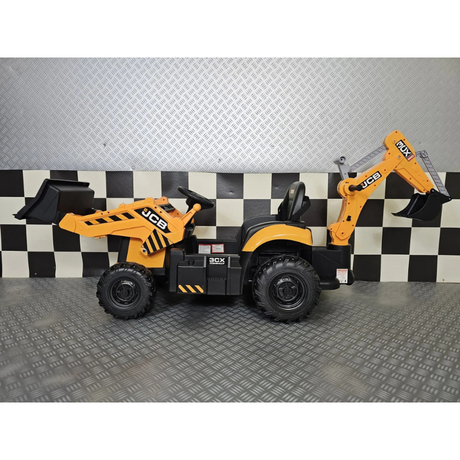 JCB Sitemaster CX3 Traktor til Børn 12V med Fjernbetjening