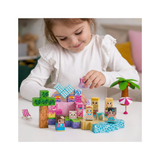 Magnetisk Byggesæt m/ 86 Magnetiske 3D Klodser - Strandtema