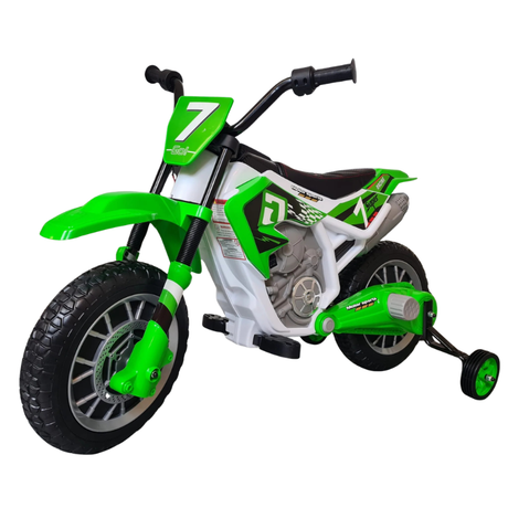 Dirt Bike El Motorcykel til Børn 12V – Grøn