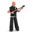 J-Rock Jack med Sort Guitar – 29 cm Bevægelig Dukke