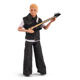 J-Rock Jack med Sort Guitar – 29 cm Bevægelig Dukke