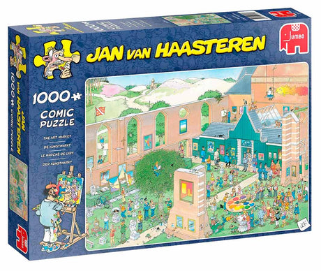 Jan van haasteren puslespil 1000 brikker - kunst marked