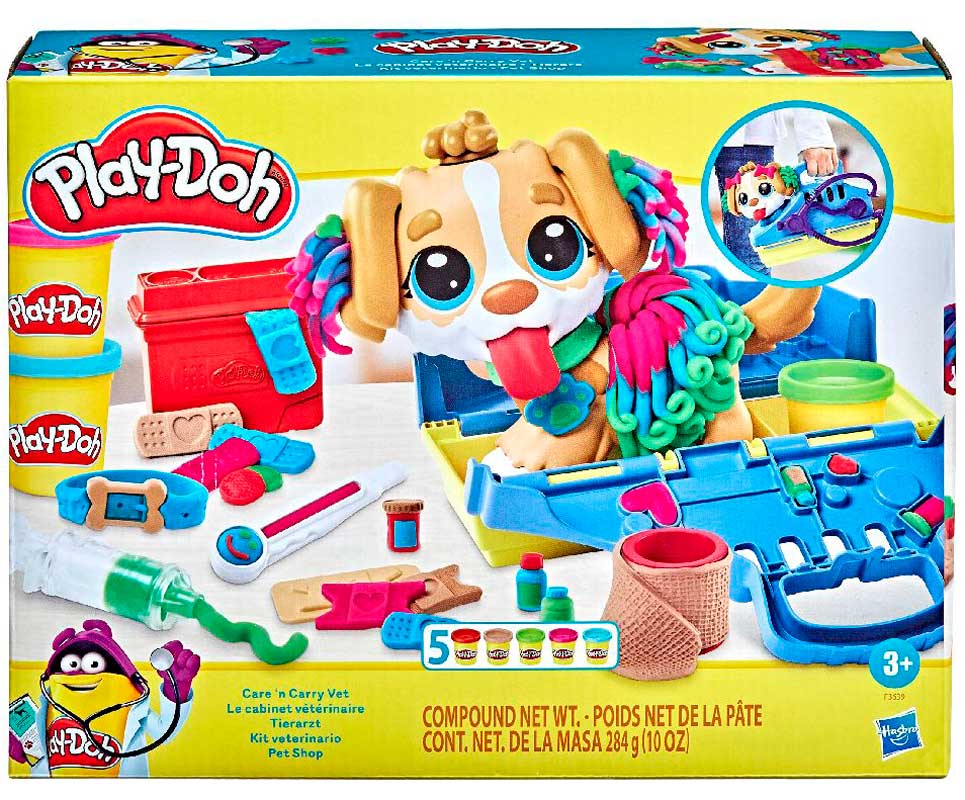 Play-Doh - Care 'n Carry Vet modellersæt