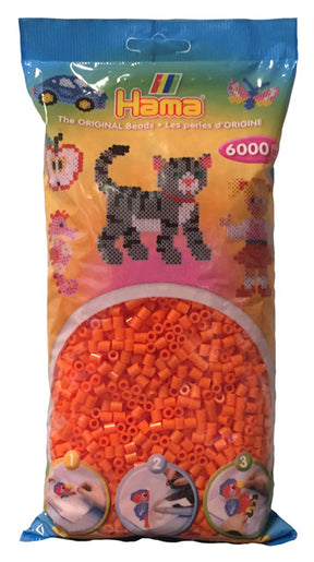 Hama midi perler 205-04 - 6000 stk. orange