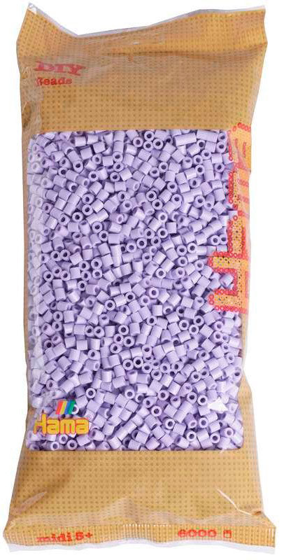 Hama midi perler 205-106 - 6000 stk. Lys lavendel