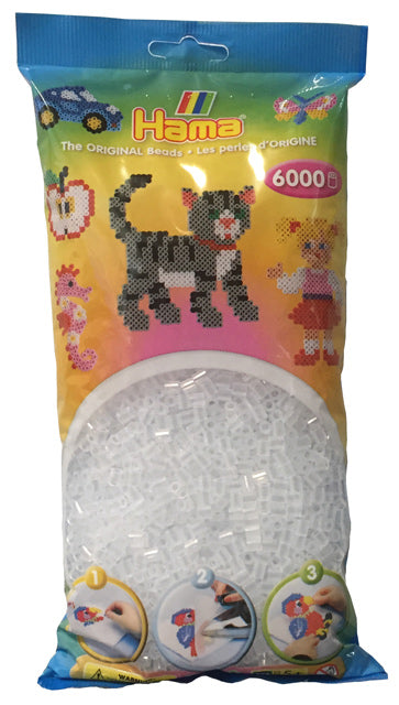 Hama midi perler 205-19 - 6000 stk. klar