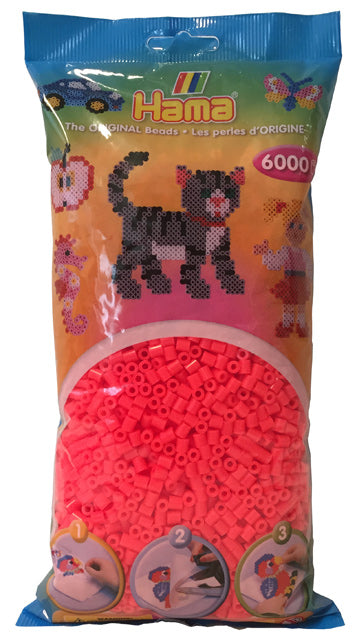 Hama midi perler 205-33 - 6000 stk. cerise