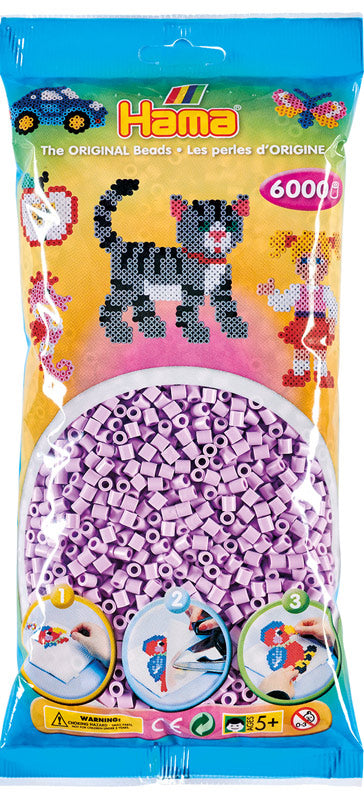 Hama midi perler 205-96 - 6000 stk. pastel syren