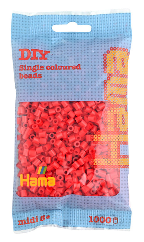 Hama midi perler 207-05 1000 stk. Røde