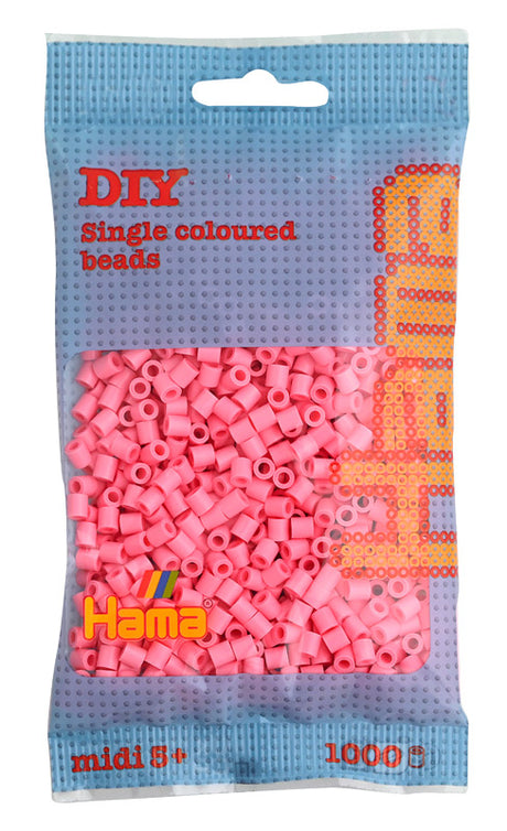 Hama midi perler 207-06 1000 stk. Lyserøde