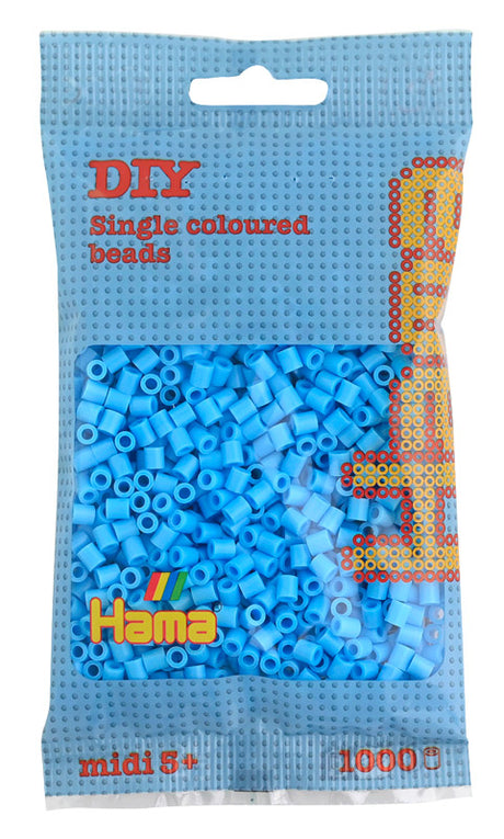 Hama midi perler 207-46 1000 stk. pastel blå
