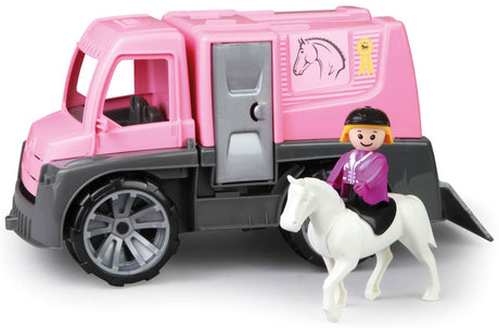 Lena truxx hestetransport med rytter og hest