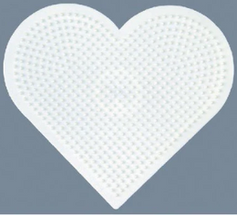 Hama stiftplade 16x17,5cm Hjerte Stor
